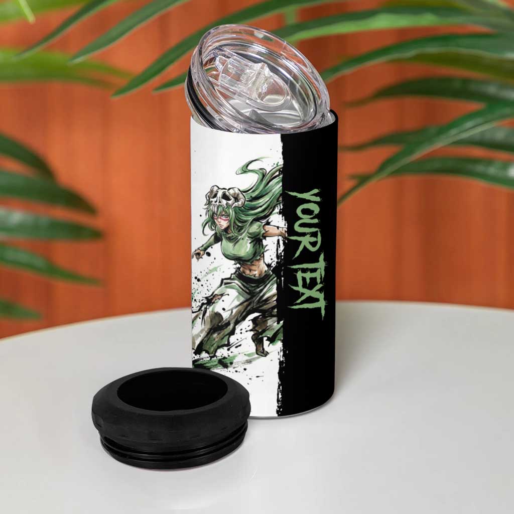 Personalized Nel Tu 4 in 1 Can Cooler Tumbler Ink Splash Anime Brush Style