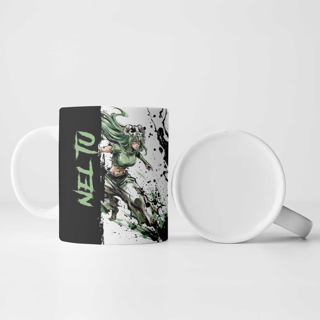 Personalized Nel Tu Ceramic Mug Ink Splash Anime Brush Style