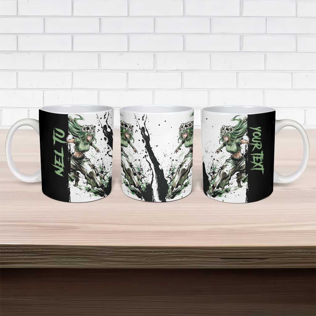 Personalized Nel Tu Ceramic Mug Ink Splash Anime Brush Style