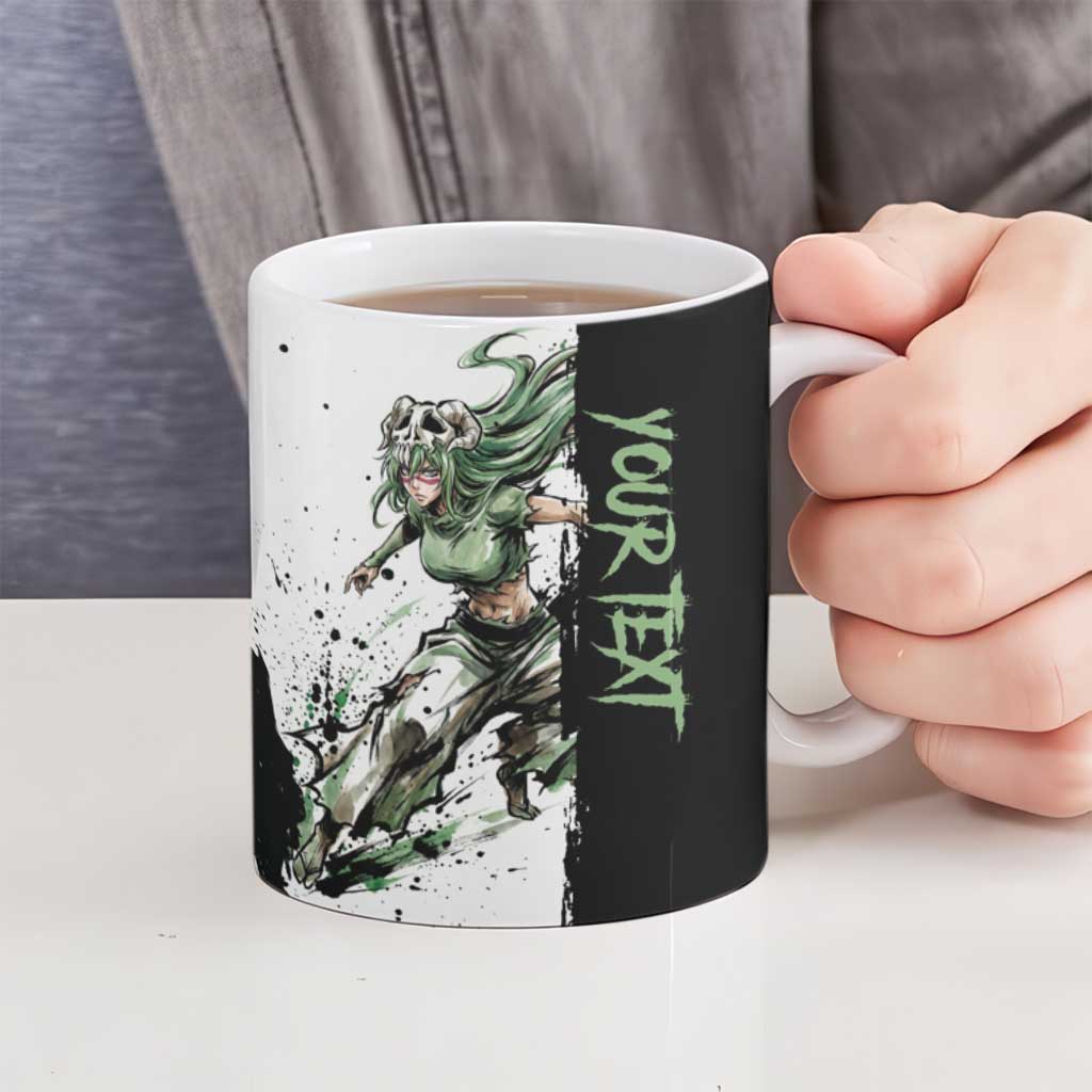 Personalized Nel Tu Ceramic Mug Ink Splash Anime Brush Style