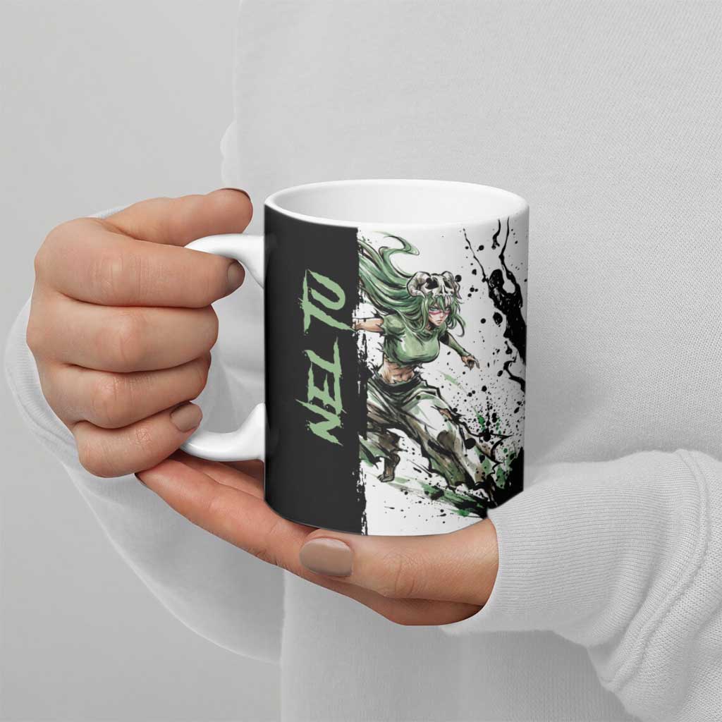 Personalized Nel Tu Ceramic Mug Ink Splash Anime Brush Style