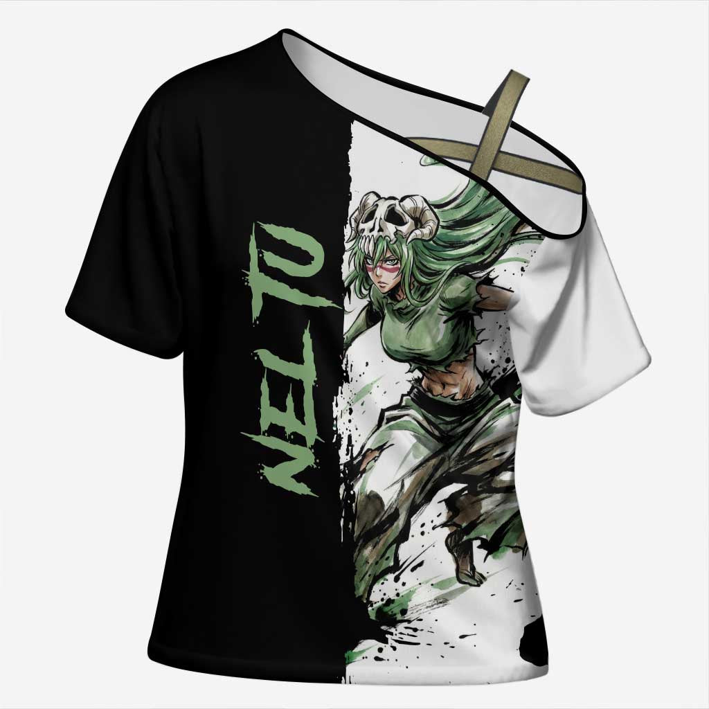 Personalized Nel Tu Cross Shoulder Shirt Ink Splash Anime Brush Style
