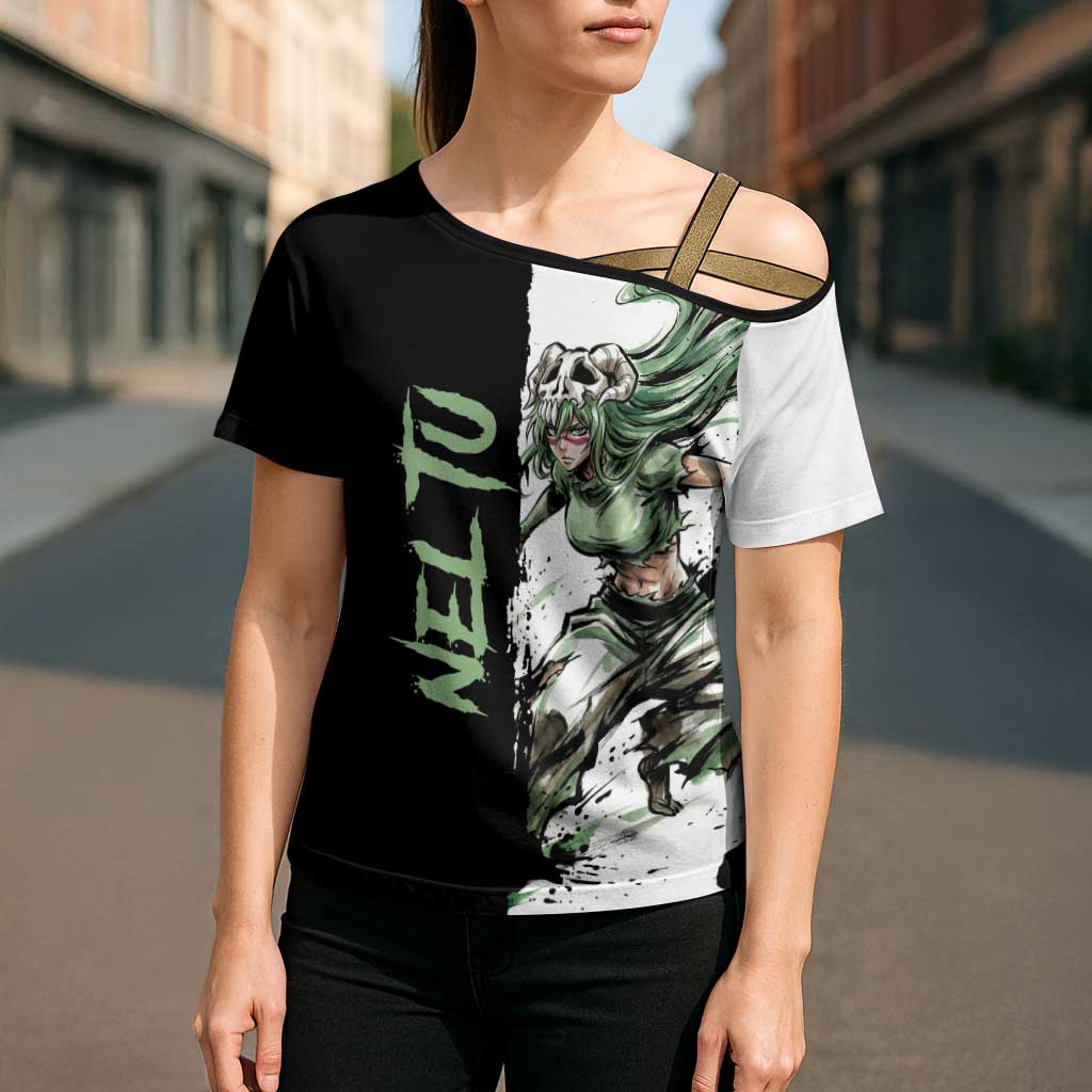 Personalized Nel Tu Cross Shoulder Shirt Ink Splash Anime Brush Style