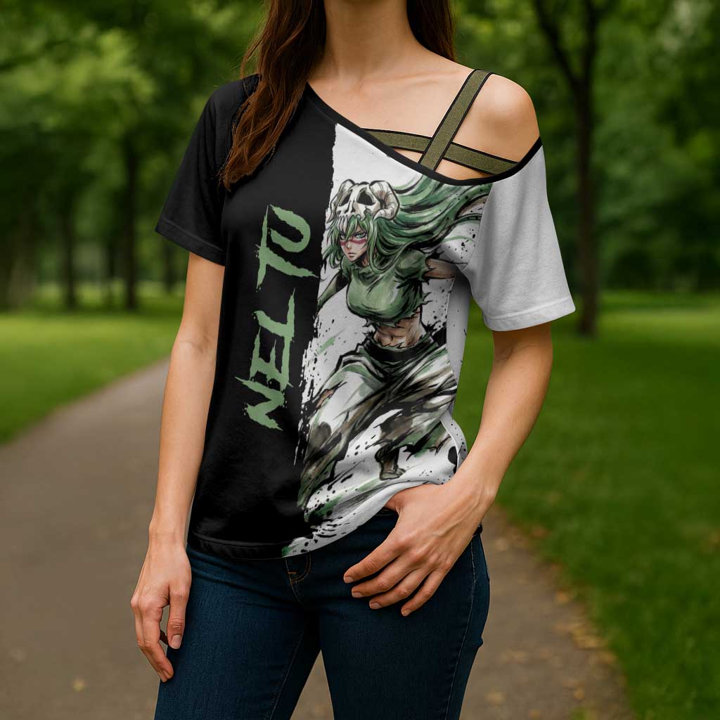 Personalized Nel Tu Cross Shoulder Shirt Ink Splash Anime Brush Style