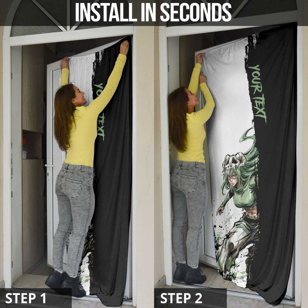 Personalized Nel Tu Door Cover Ink Splash Anime Brush Style