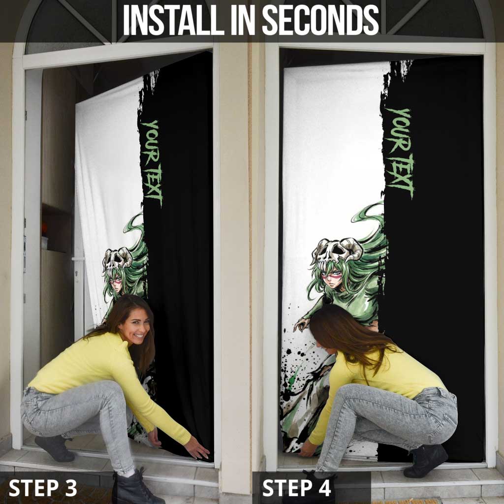 Personalized Nel Tu Door Cover Ink Splash Anime Brush Style