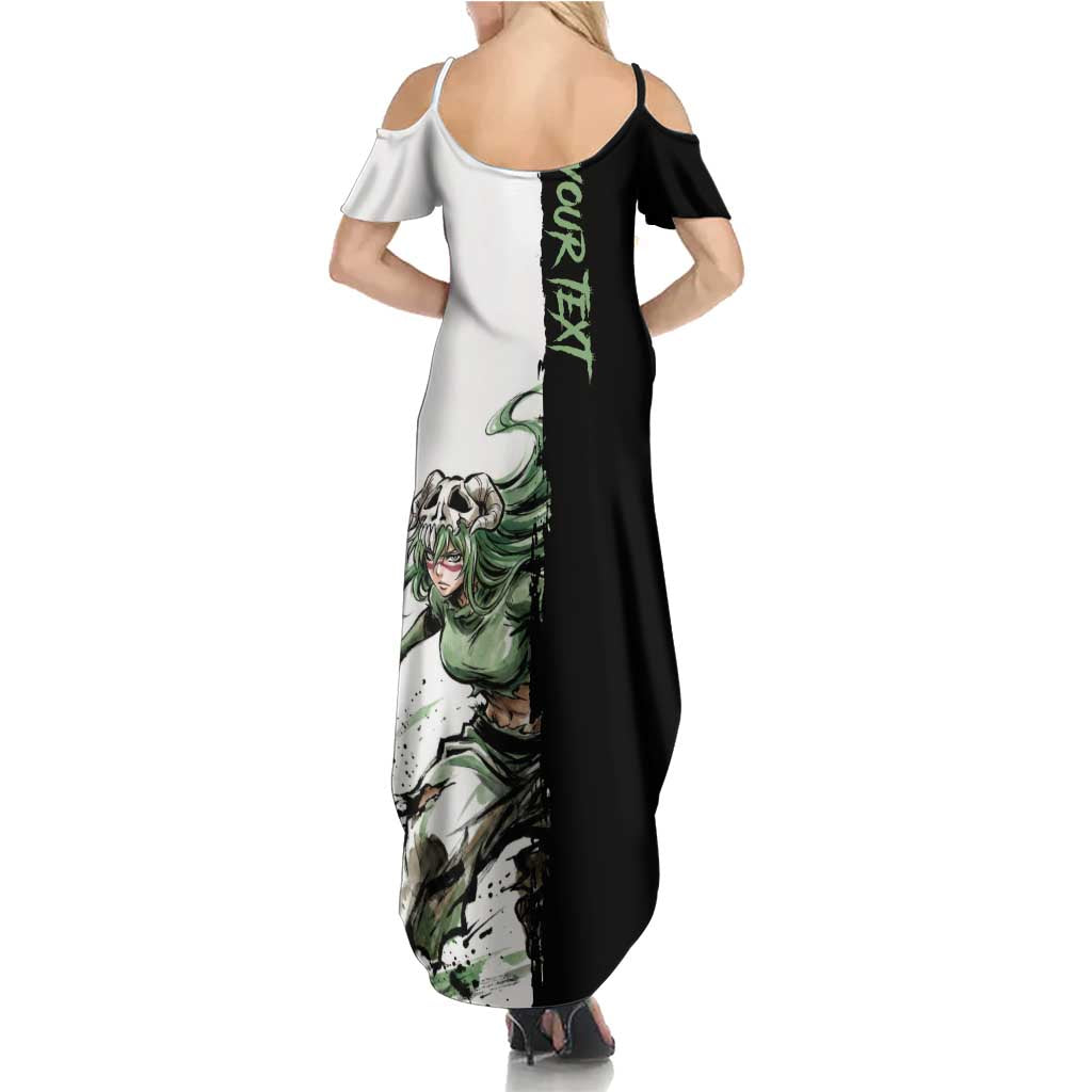 Personalized Nel Tu Family Matching Summer Maxi Dress and Hawaiian Shirt Ink Splash Anime Brush Style