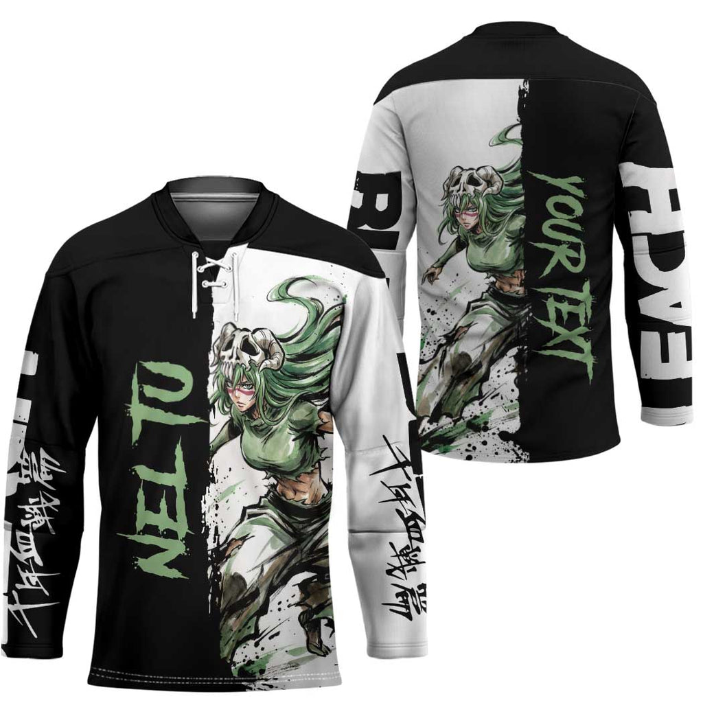 Personalized Nel Tu Hockey Jersey Ink Splash Anime Brush Style