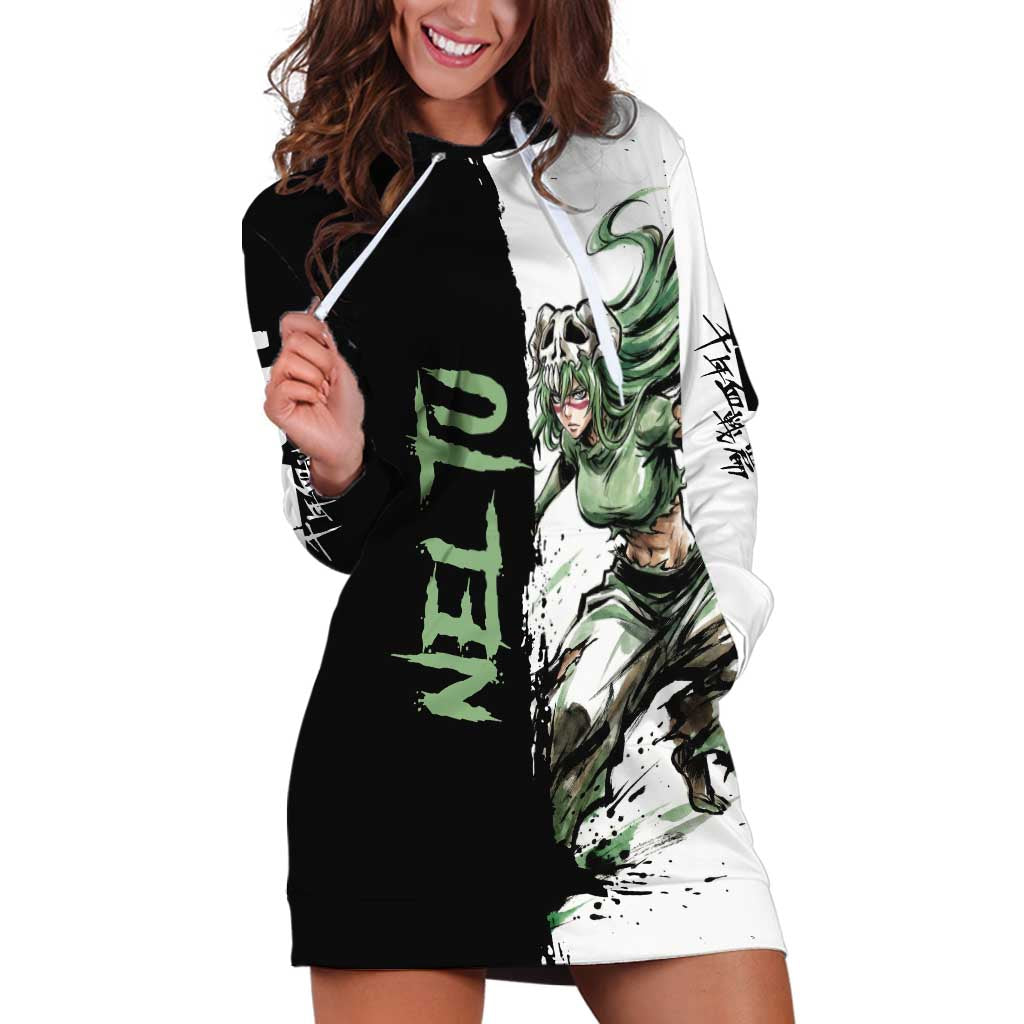 Personalized Nel Tu Hoodie Dress Ink Splash Anime Brush Style