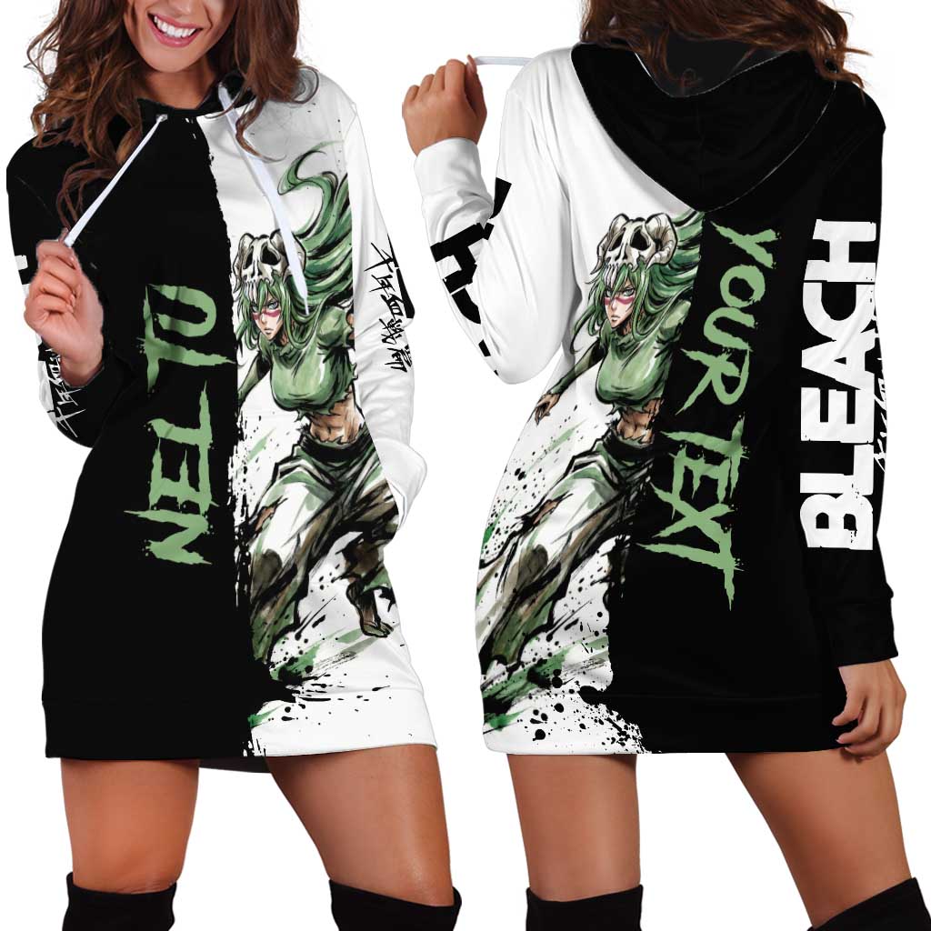 Personalized Nel Tu Hoodie Dress Ink Splash Anime Brush Style
