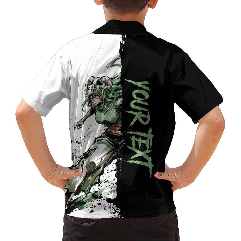 Personalized Nel Tu Kid Hawaiian Shirt Ink Splash Anime Brush Style