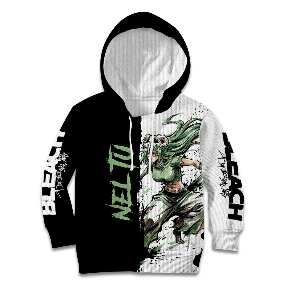 Personalized Nel Tu Kid Hoodie Ink Splash Anime Brush Style