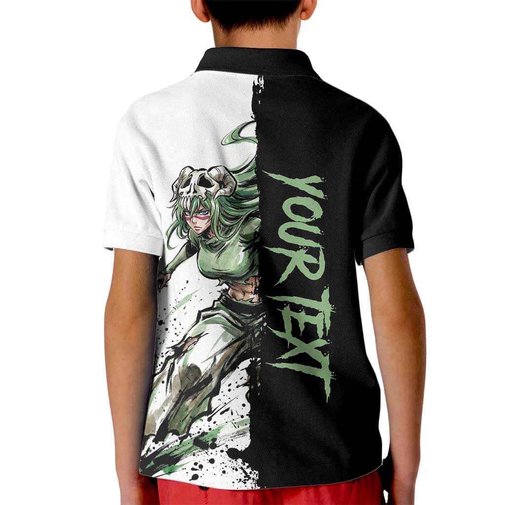 Personalized Nel Tu Kid Polo Shirt Ink Splash Anime Brush Style