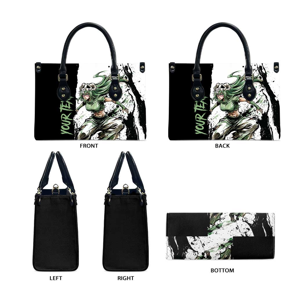Personalized Nel Tu Leather Bag Ink Splash Anime Brush Style