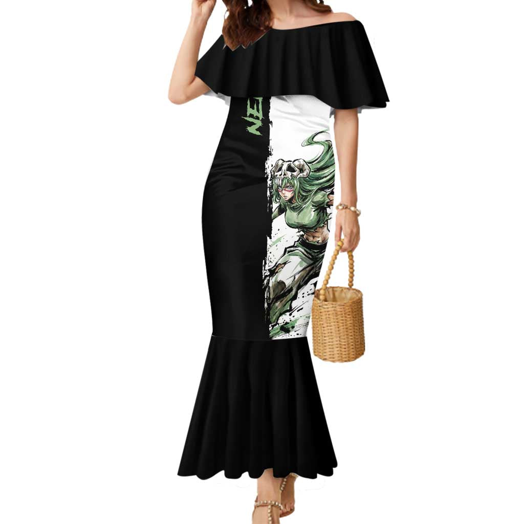 Personalized Nel Tu Mermaid Dress Ink Splash Anime Brush Style