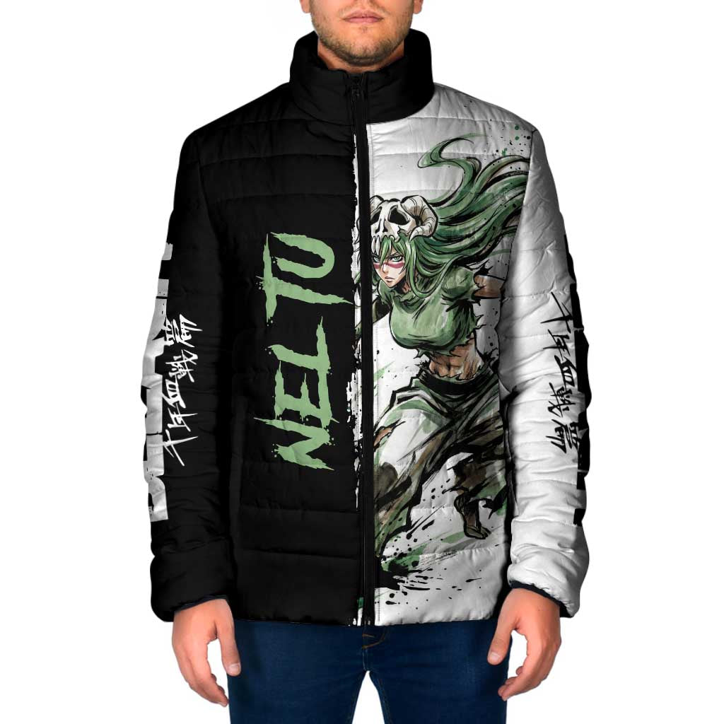 Personalized Nel Tu Padded Jacket Ink Splash Anime Brush Style