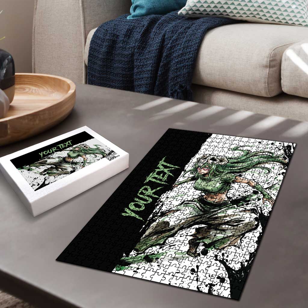 Personalized Nel Tu Puzzle Ink Splash Anime Brush Style
