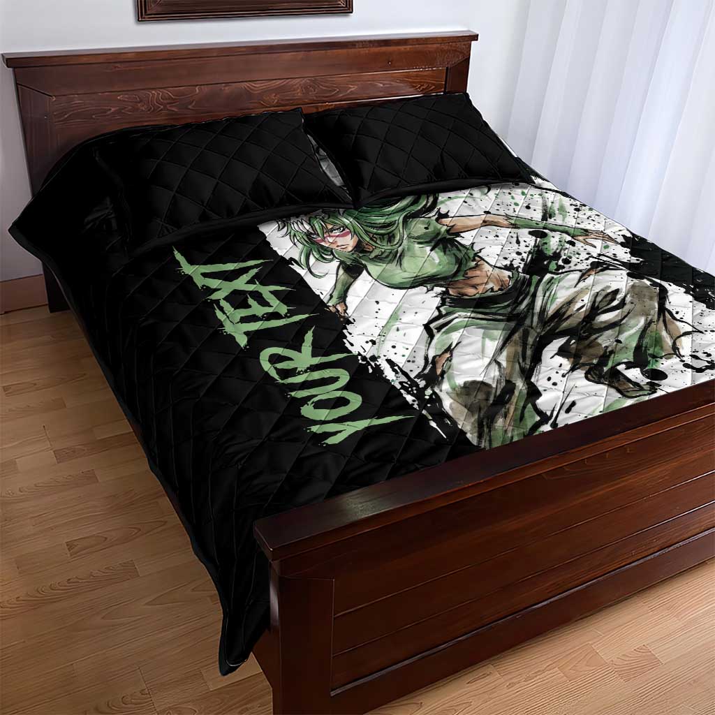 Personalized Nel Tu Quilt Bed Set Ink Splash Anime Brush Style