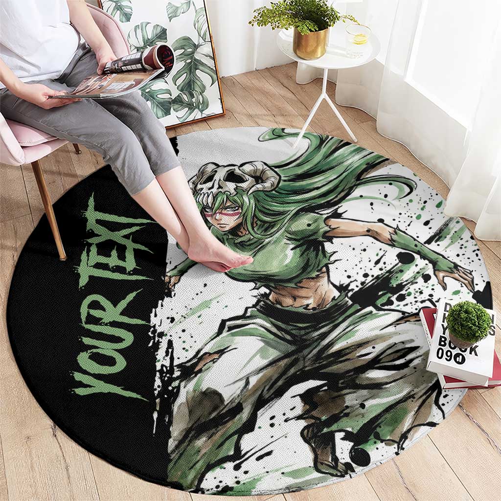 Personalized Nel Tu Round Carpet Ink Splash Anime Brush Style