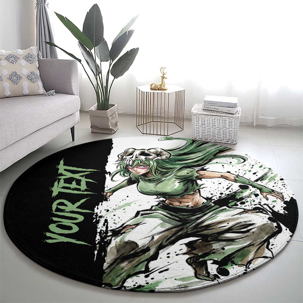 Personalized Nel Tu Round Carpet Ink Splash Anime Brush Style