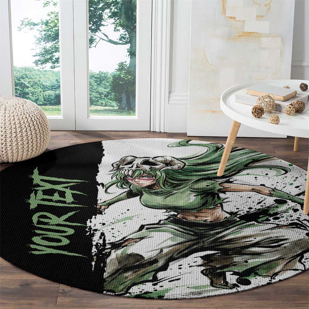 Personalized Nel Tu Round Carpet Ink Splash Anime Brush Style