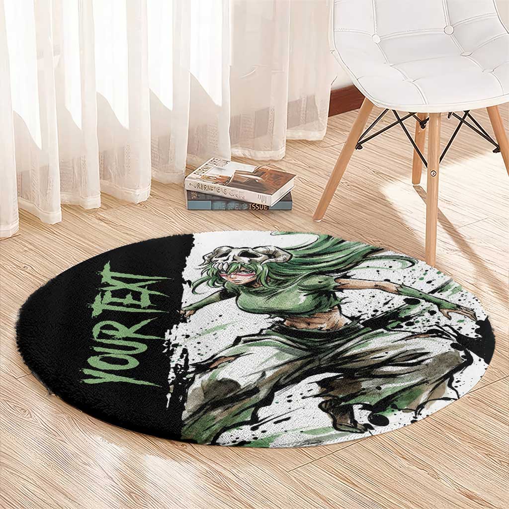 Personalized Nel Tu Round Carpet Ink Splash Anime Brush Style