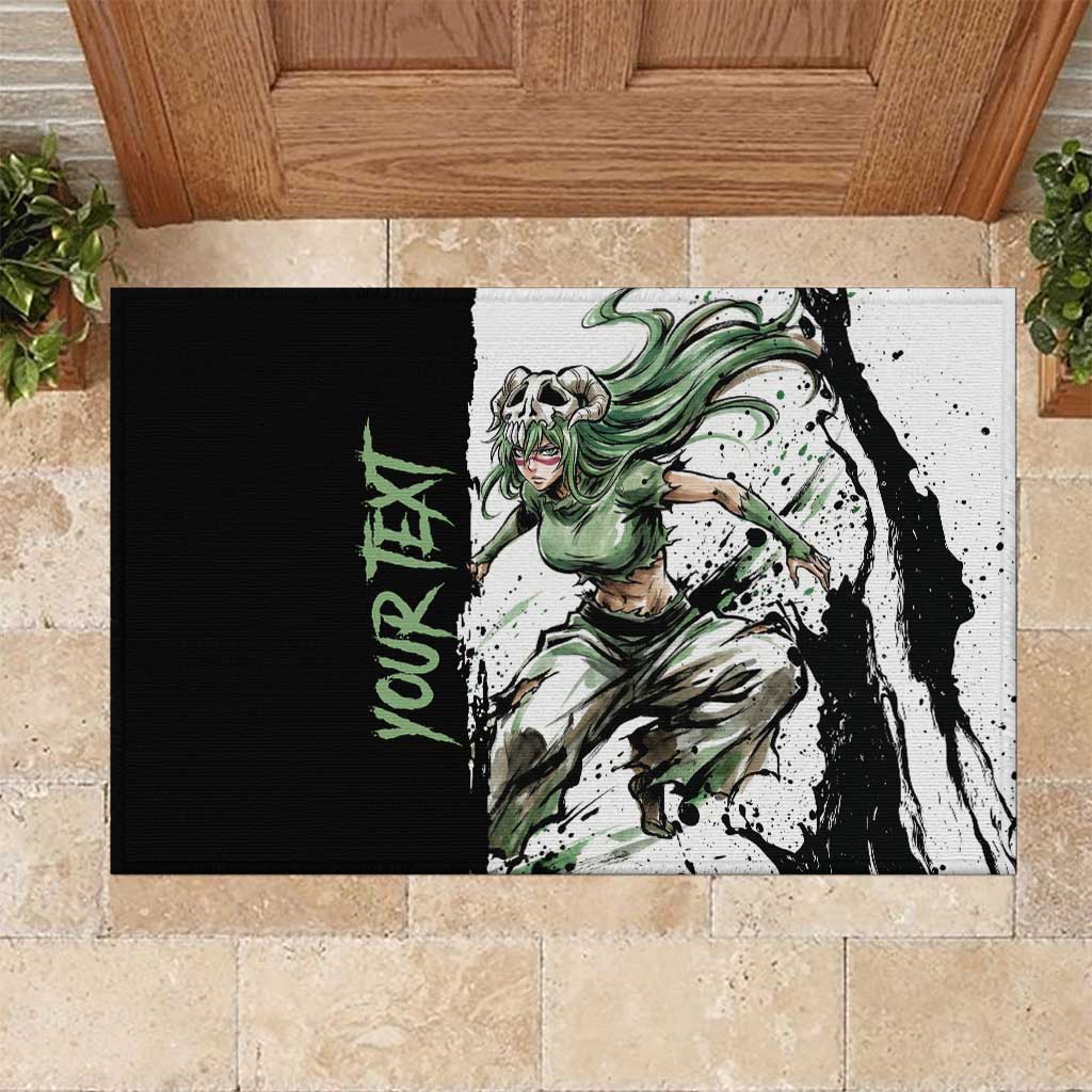 Personalized Nel Tu Rubber Doormat Ink Splash Anime Brush Style