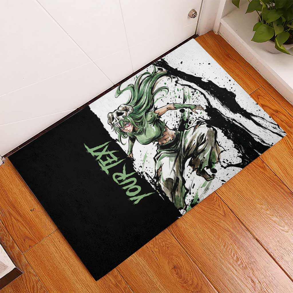 Personalized Nel Tu Rubber Doormat Ink Splash Anime Brush Style