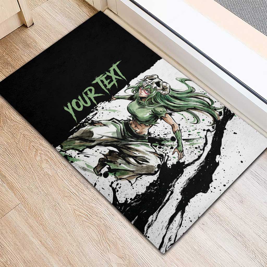 Personalized Nel Tu Rubber Doormat Ink Splash Anime Brush Style