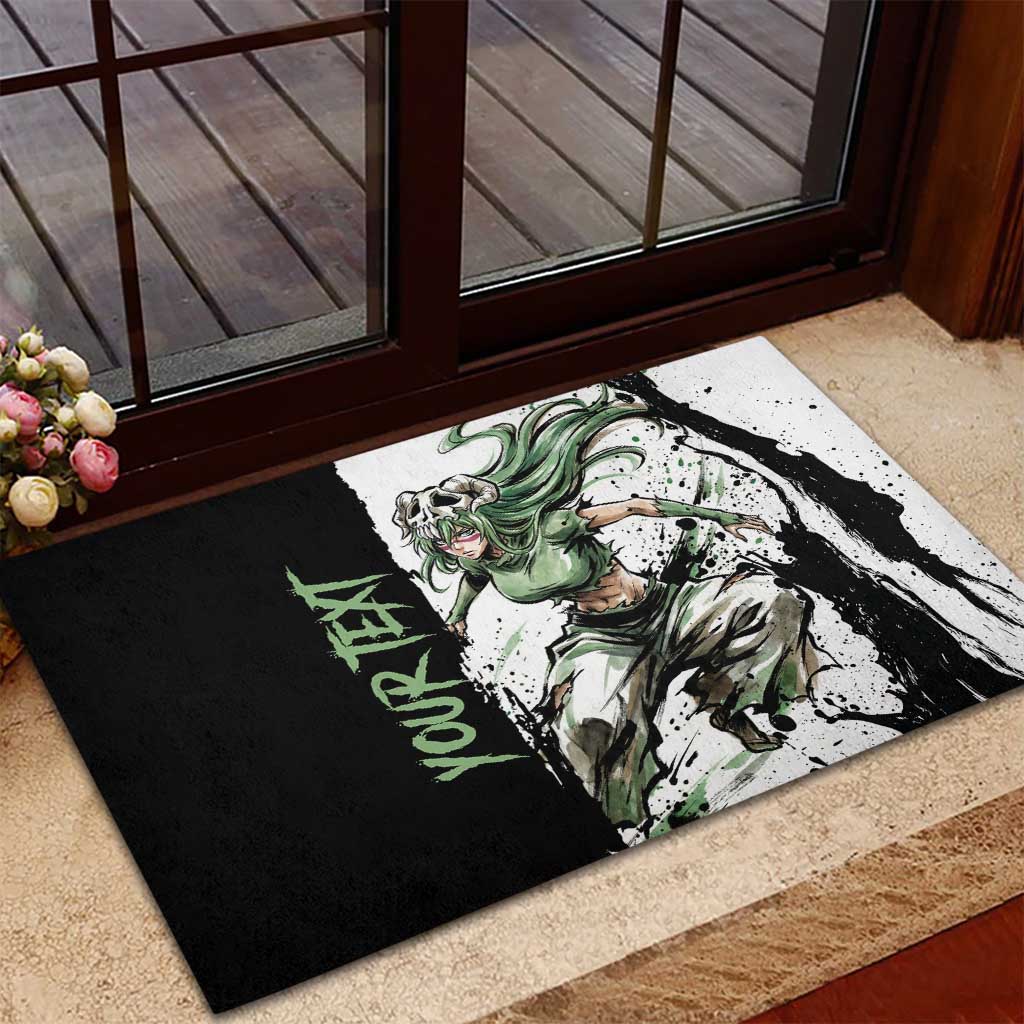 Personalized Nel Tu Rubber Doormat Ink Splash Anime Brush Style