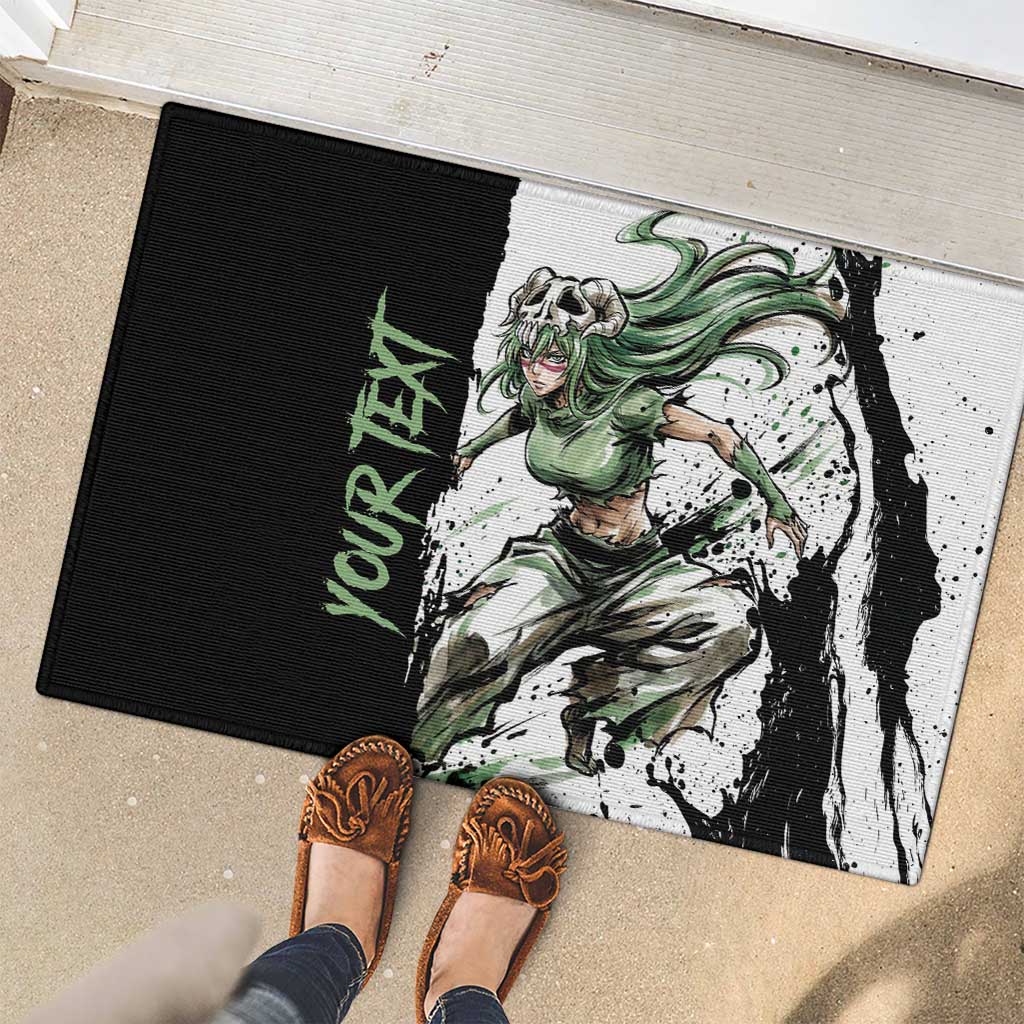 Personalized Nel Tu Rubber Doormat Ink Splash Anime Brush Style