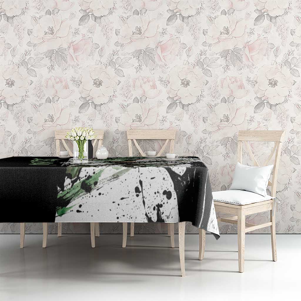 Personalized Nel Tu Tablecloth Ink Splash Anime Brush Style