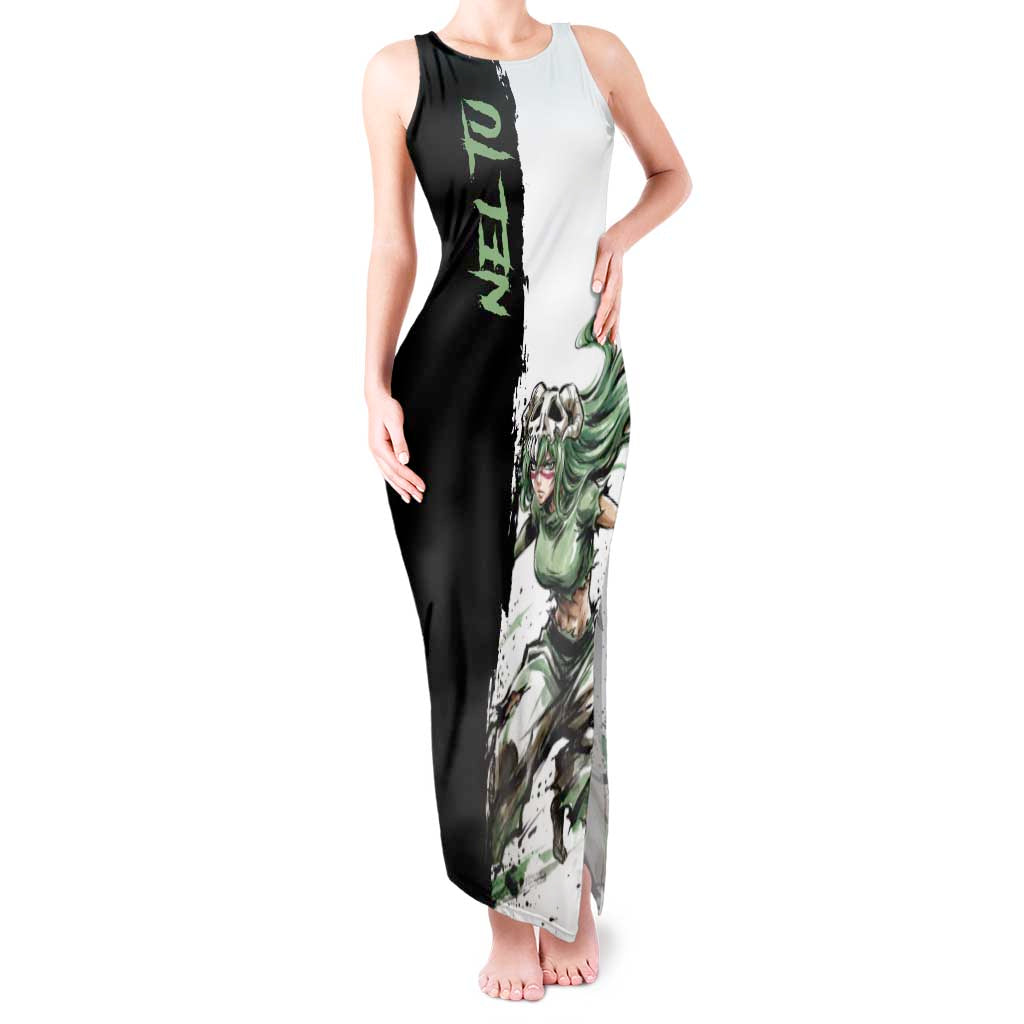 Personalized Nel Tu Tank Maxi Dress Ink Splash Anime Brush Style
