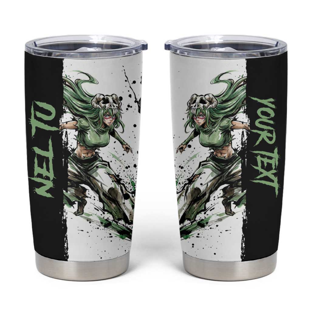 Personalized Nel Tu Tumbler Cup Ink Splash Anime Brush Style