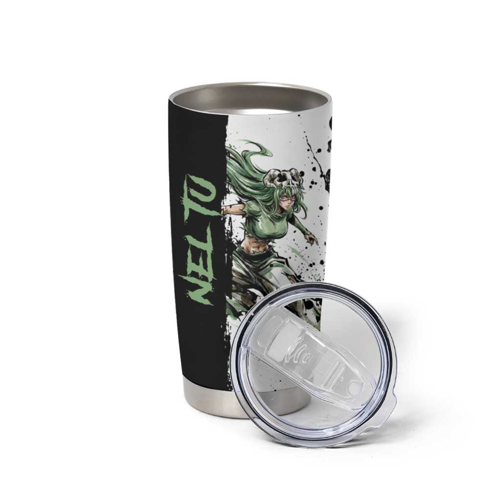 Personalized Nel Tu Tumbler Cup Ink Splash Anime Brush Style