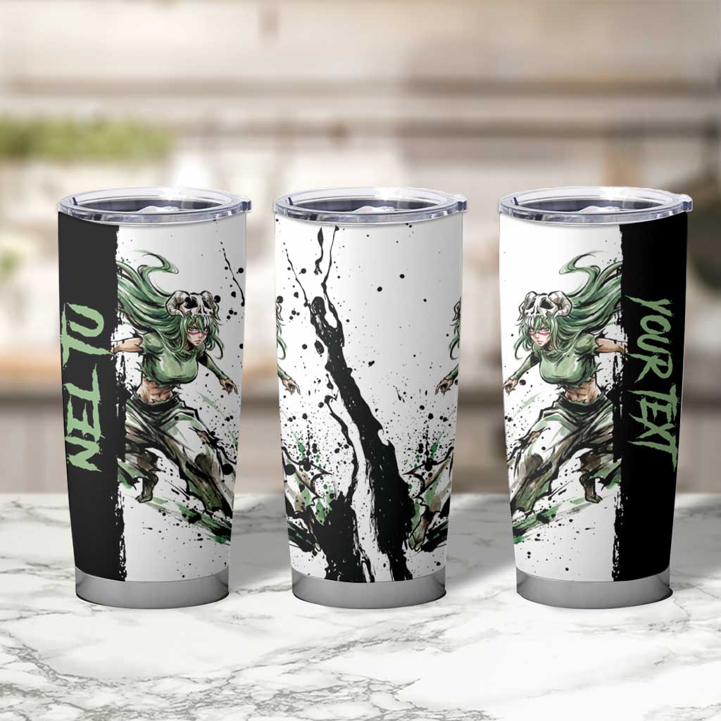 Personalized Nel Tu Tumbler Cup Ink Splash Anime Brush Style