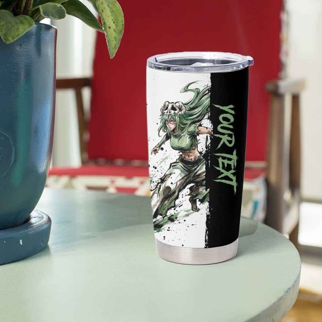 Personalized Nel Tu Tumbler Cup Ink Splash Anime Brush Style