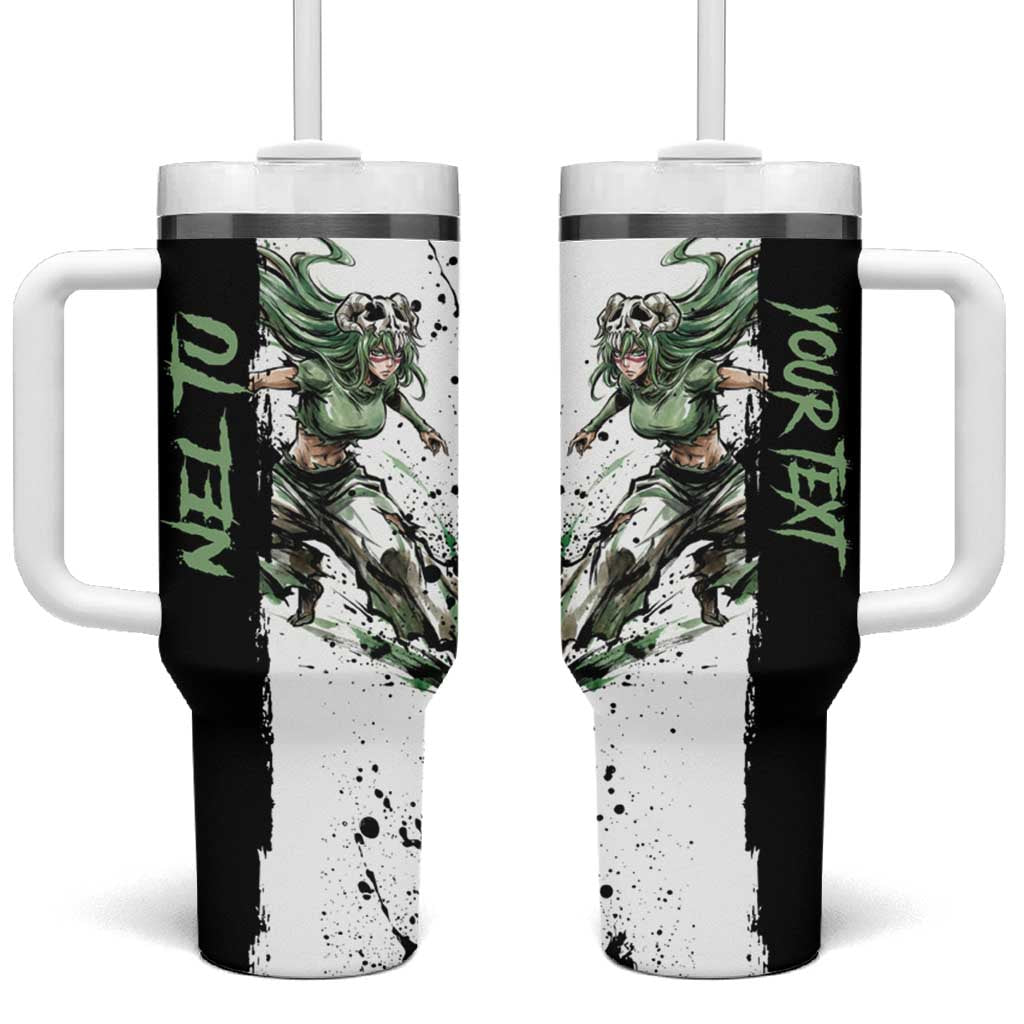 Personalized Nel Tu Tumbler With Handle Ink Splash Anime Brush Style