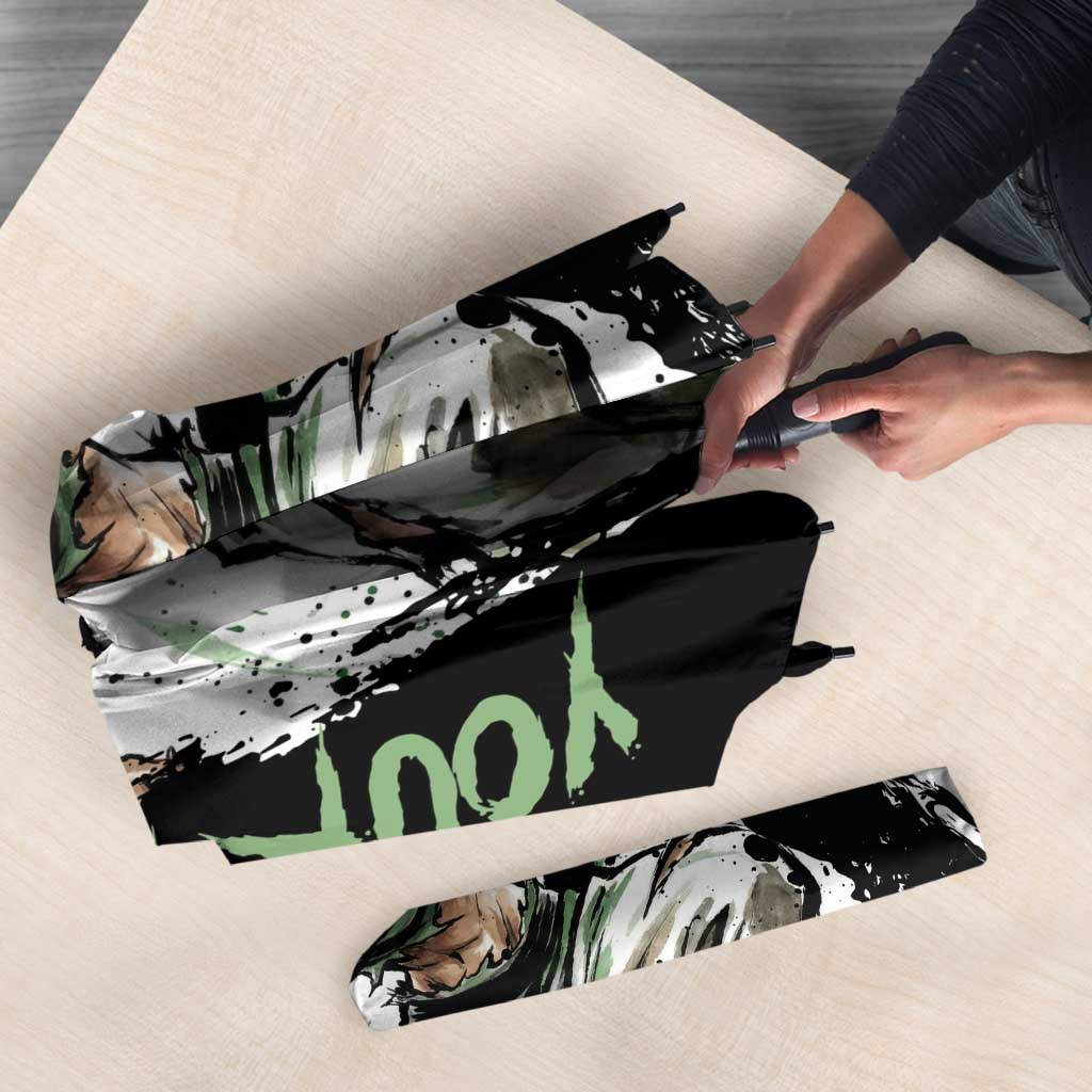 Personalized Nel Tu Umbrella Ink Splash Anime Brush Style