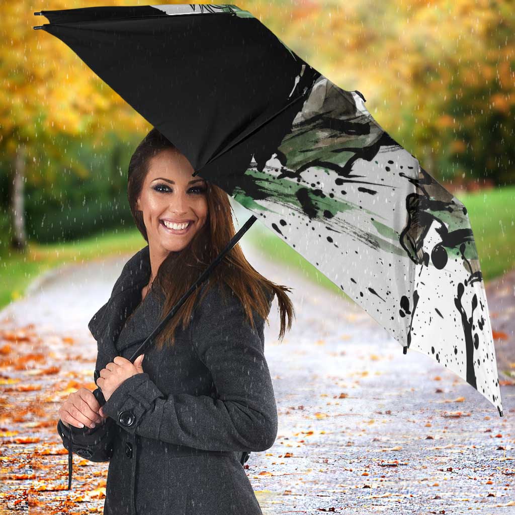 Personalized Nel Tu Umbrella Ink Splash Anime Brush Style