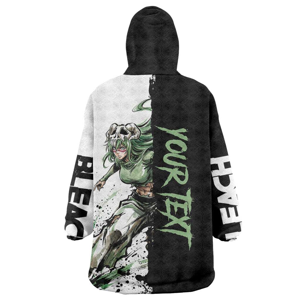 Personalized Nel Tu Wearable Blanket Hoodie Ink Splash Anime Brush Style
