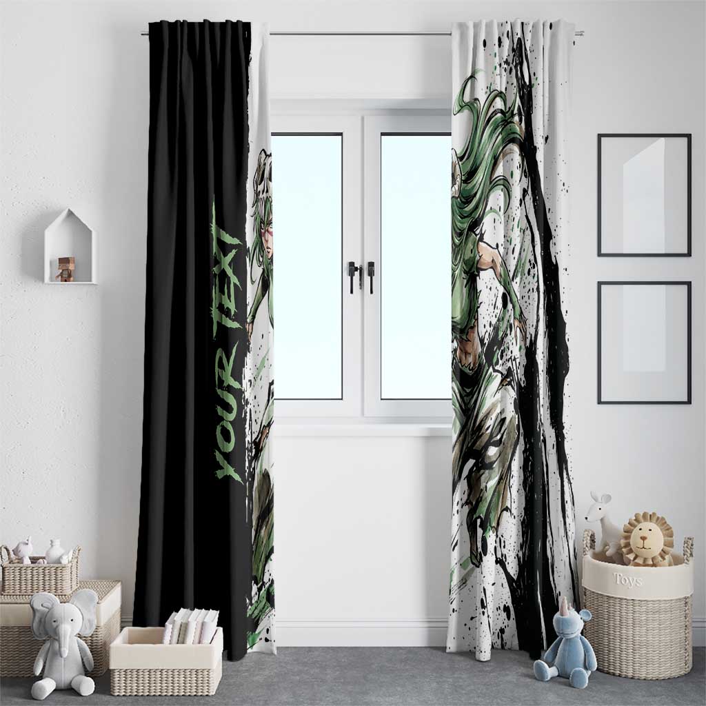 Personalized Nel Tu Window Curtain Ink Splash Anime Brush Style