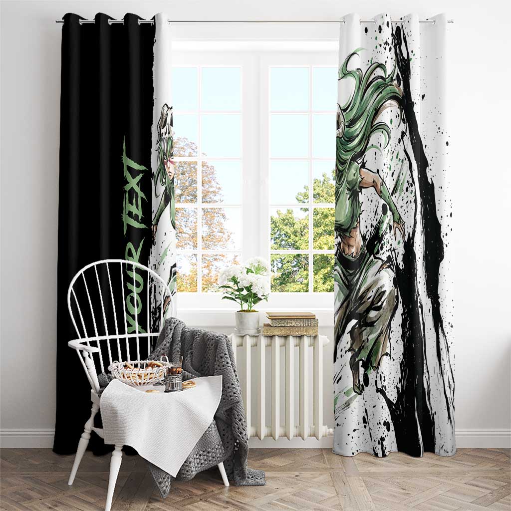 Personalized Nel Tu Window Curtain Ink Splash Anime Brush Style