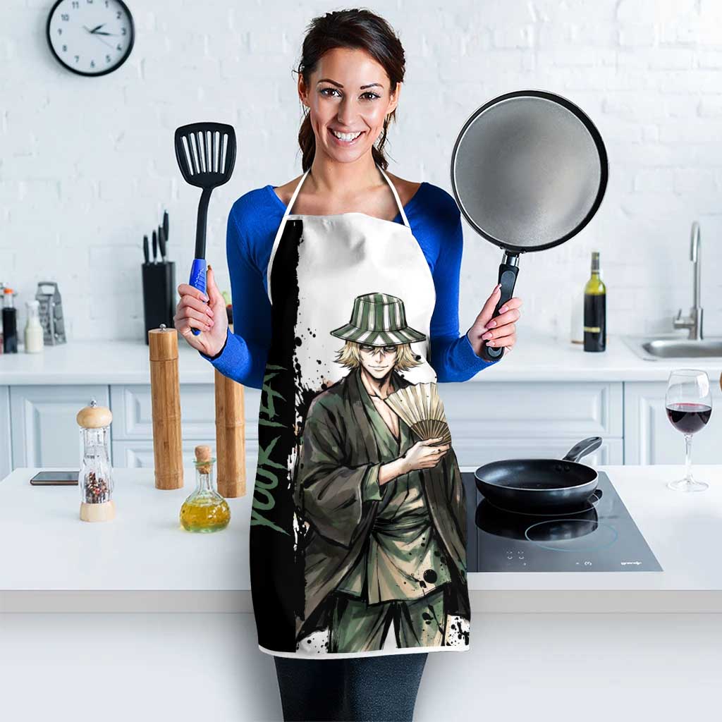 Personalized Kisuke Urahara Apron Ink Splash Anime Brush Style