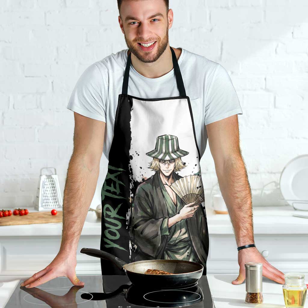 Personalized Kisuke Urahara Apron Ink Splash Anime Brush Style