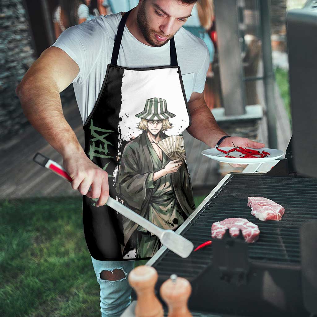 Personalized Kisuke Urahara Apron Ink Splash Anime Brush Style