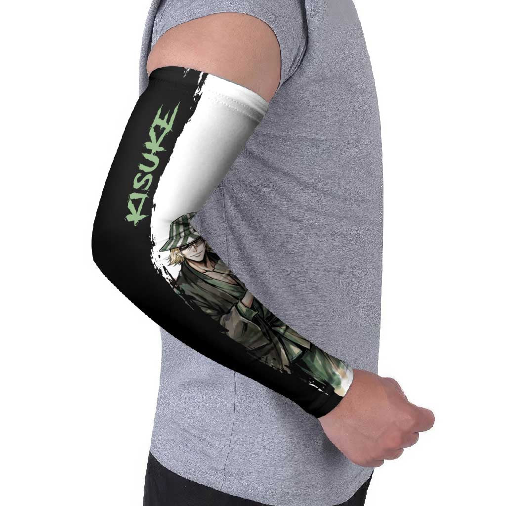 Personalized Kisuke Urahara Arm Sleeves Ink Splash Anime Brush Style