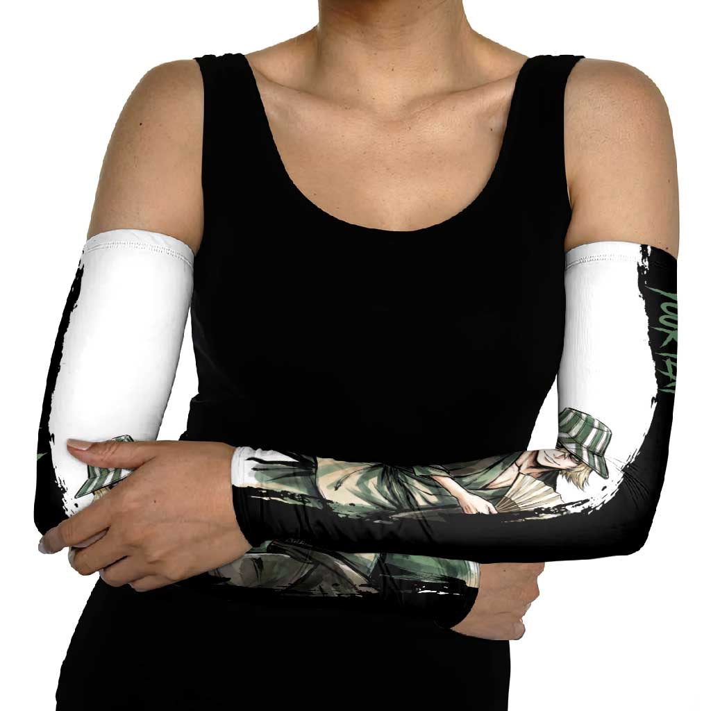 Personalized Kisuke Urahara Arm Sleeves Ink Splash Anime Brush Style