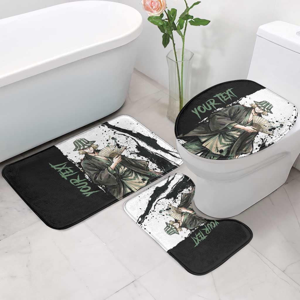 Personalized Kisuke Urahara Bathroom Set Ink Splash Anime Brush Style