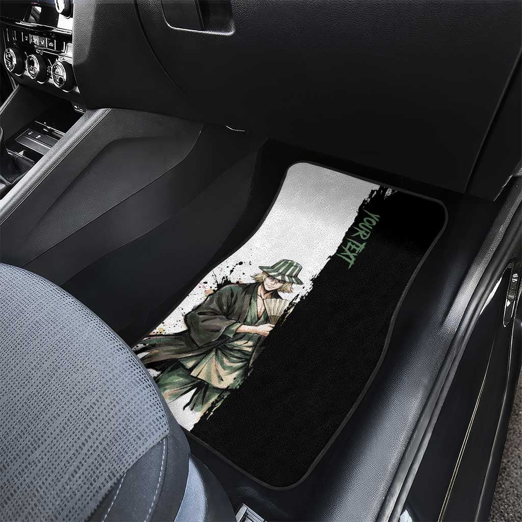 Personalized Kisuke Urahara Car Mats Ink Splash Anime Brush Style